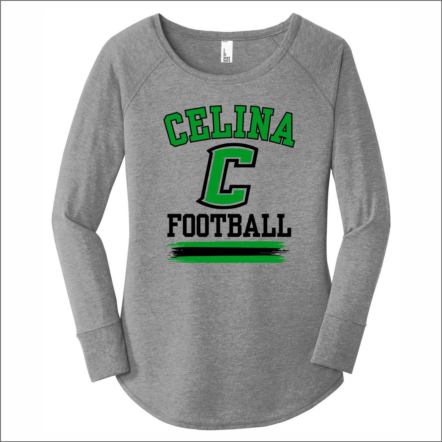 CYF Ladies Tri-Blend Long Sleeve Tunic Tee - Des. A