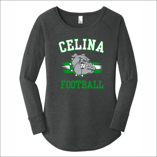 CYF Ladies Tri-Blend Long Sleeve Tunic Tee - Des. B