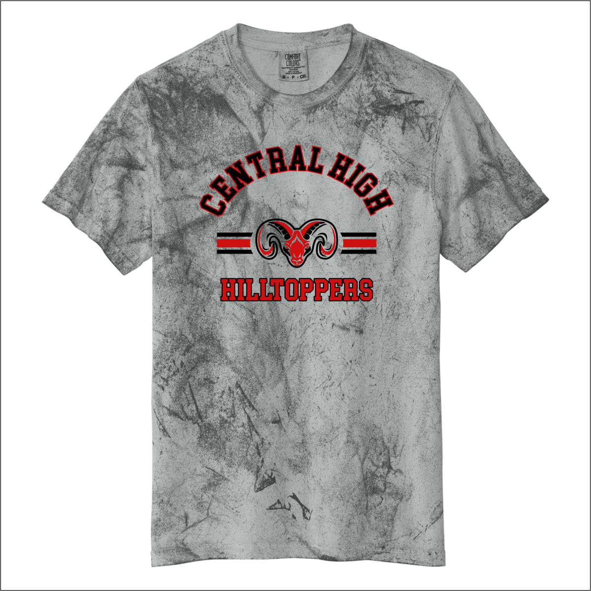 Central High School  Color Blast Short Sleeve T-shirt