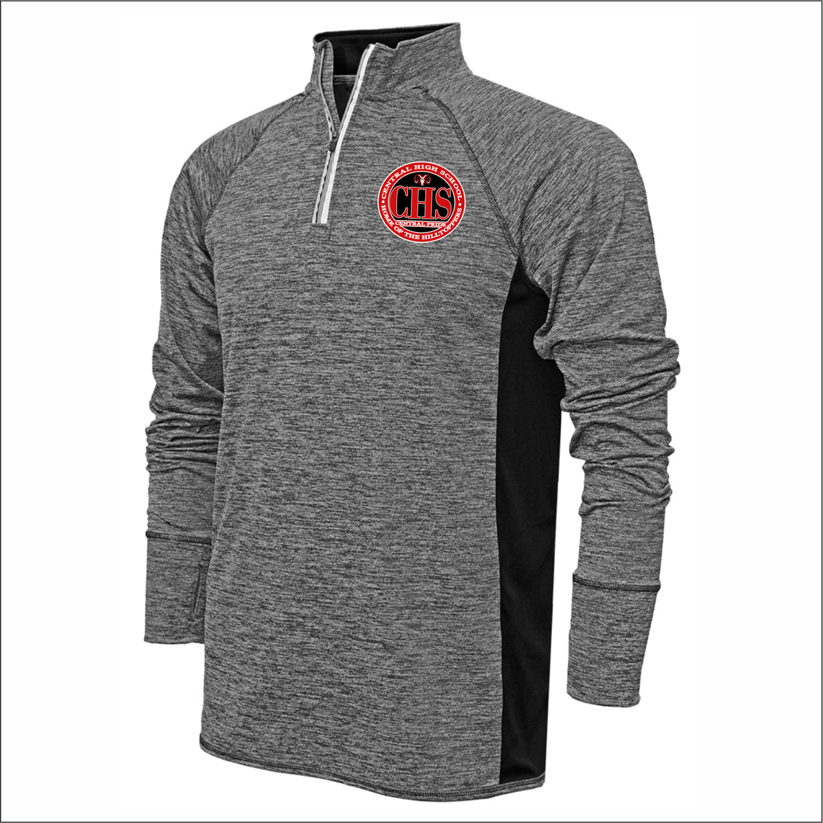 Central High School  Performance 4-Runner Long Sleeve 1/4 Zip
