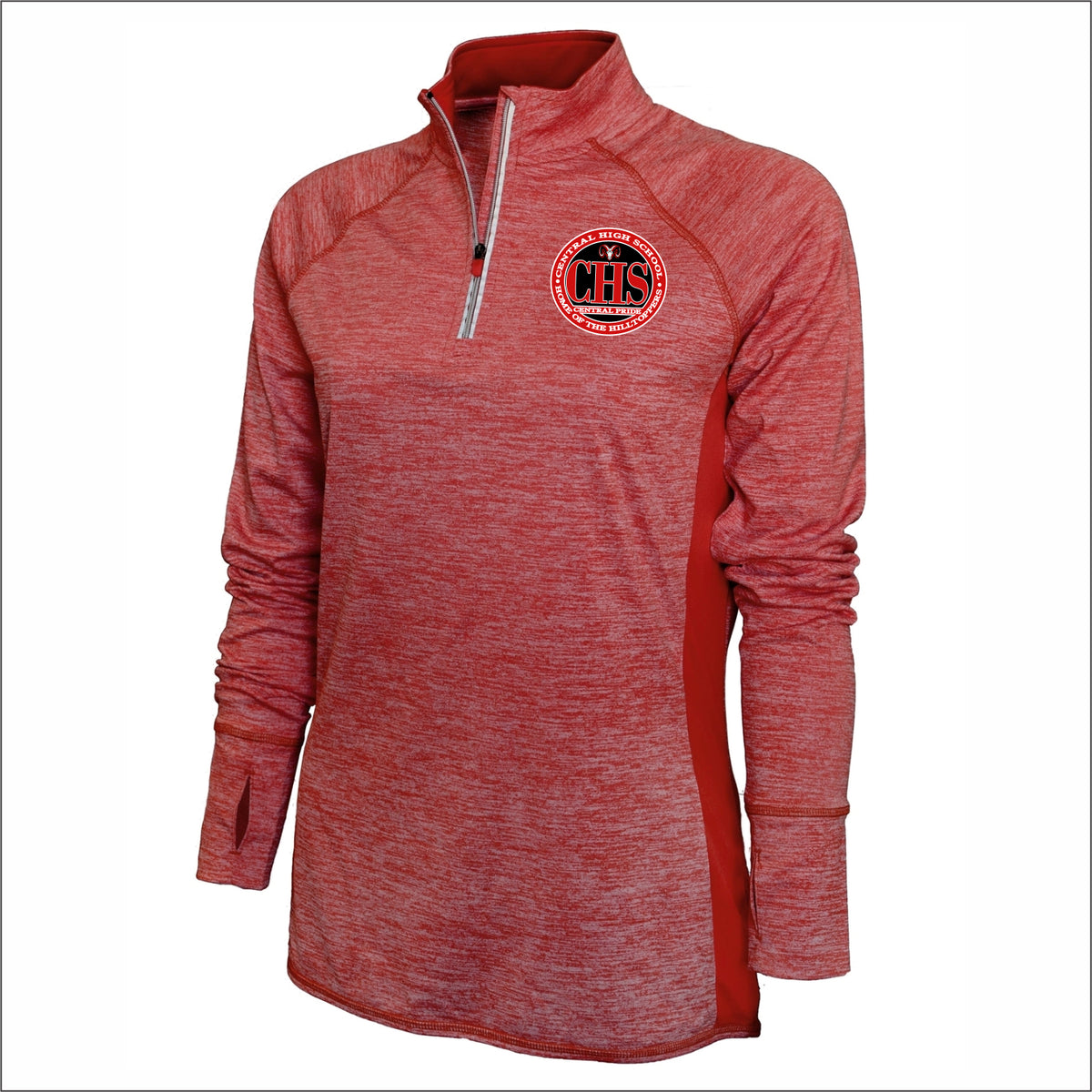 Central High School  Ladies Performance 4-Runner Long Sleeve 1/4 Zip