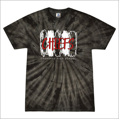 Cherokee HS Multicolor Tie-Dye T-shirt - Design A