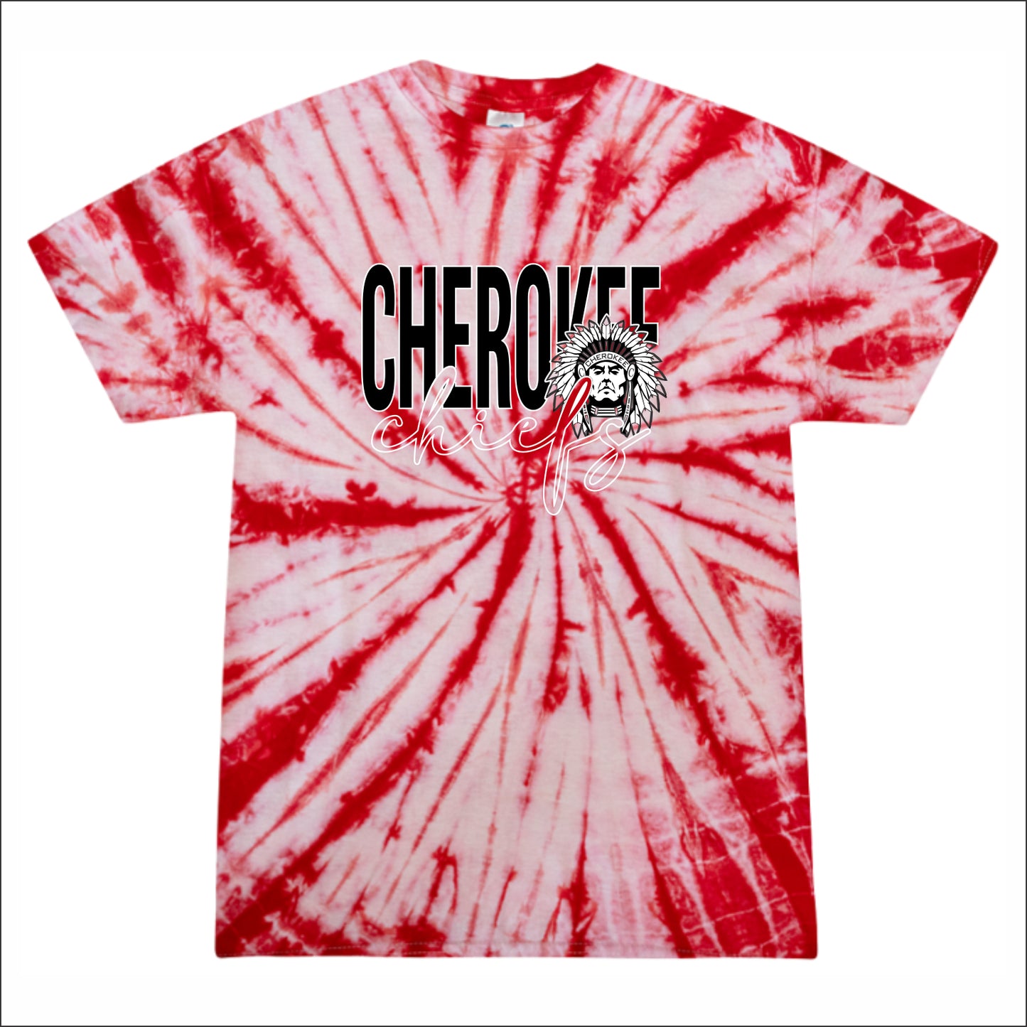 Cherokee HS Spider Tie-Dye T-shirt - Design B