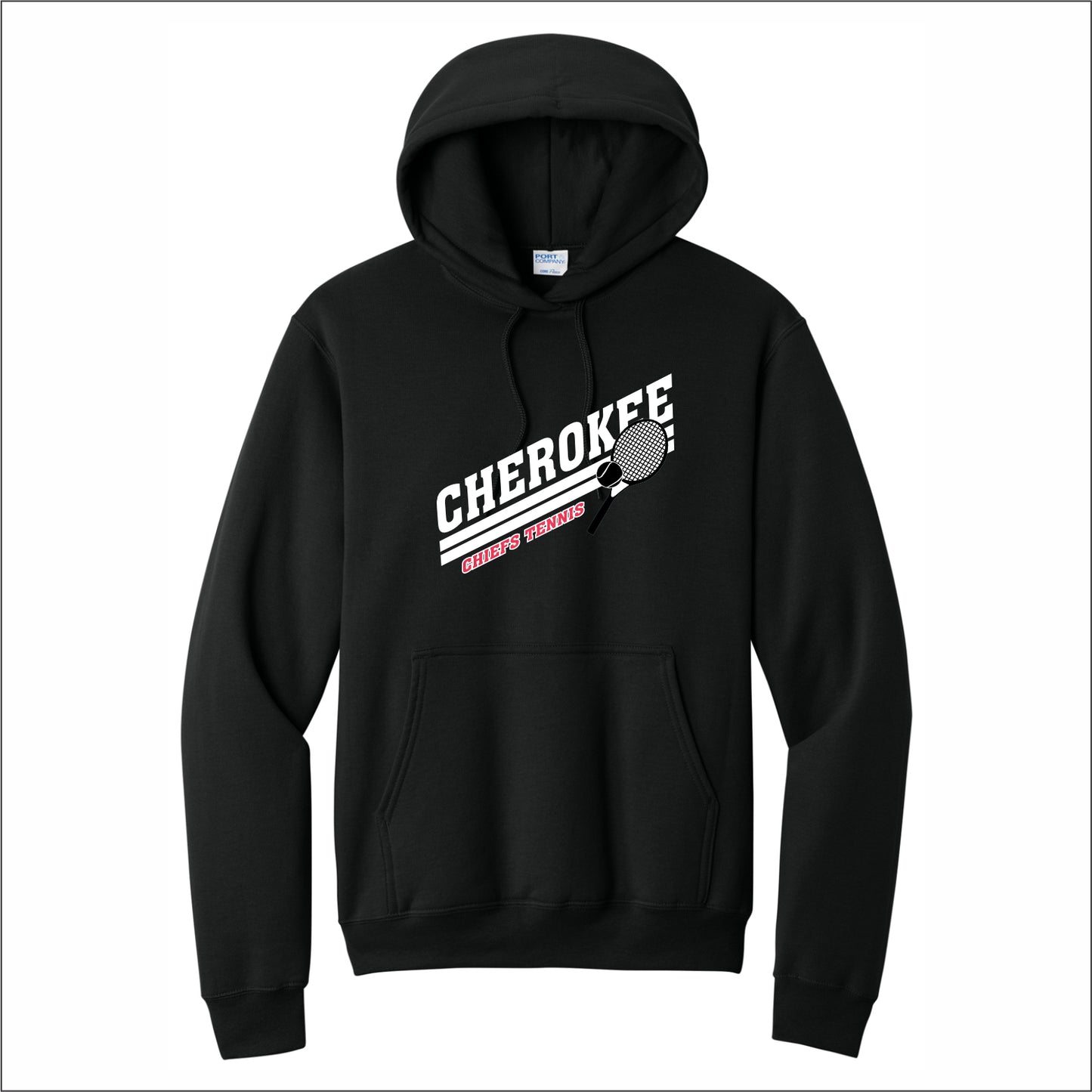 Cherokee HS  Hooded Sweatshirt - Tennis