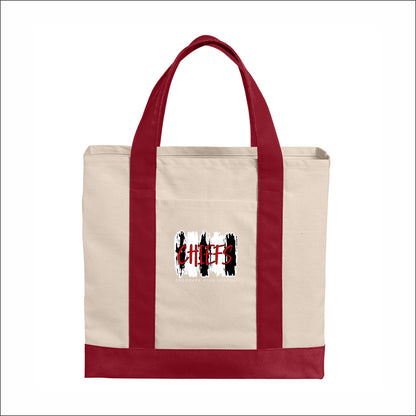 Cherokee HS Cotton Canvas Two-Tone Tote