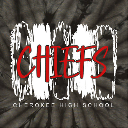 Cherokee HS Multicolor Tie-Dye T-shirt - Design A
