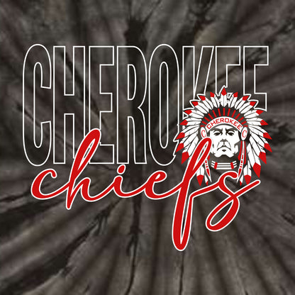 Cherokee HS Multicolor Tie-Dye T-shirt - Design B