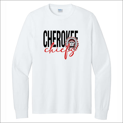 Cherokee HS Long Sleeve T-shirt - Design B