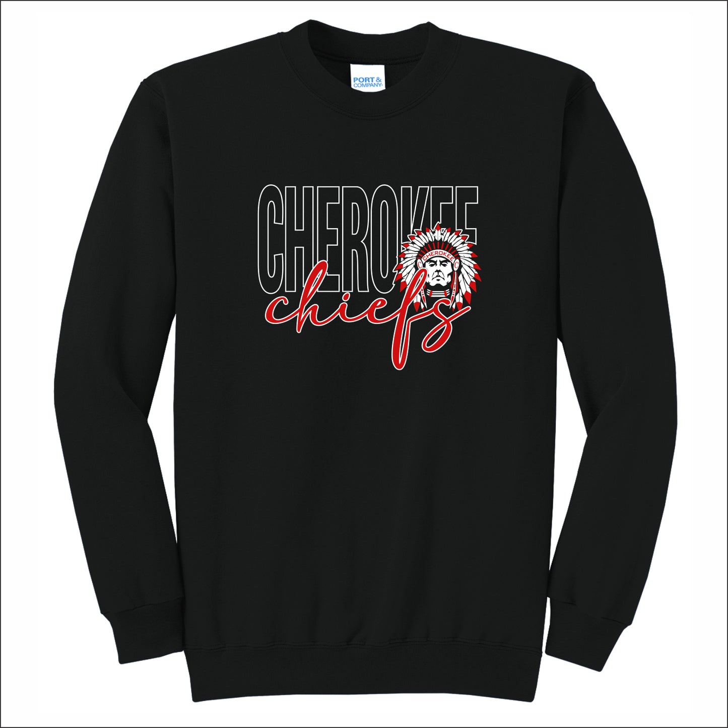Cherokee HS Crewneck Sweatshirt - Design B