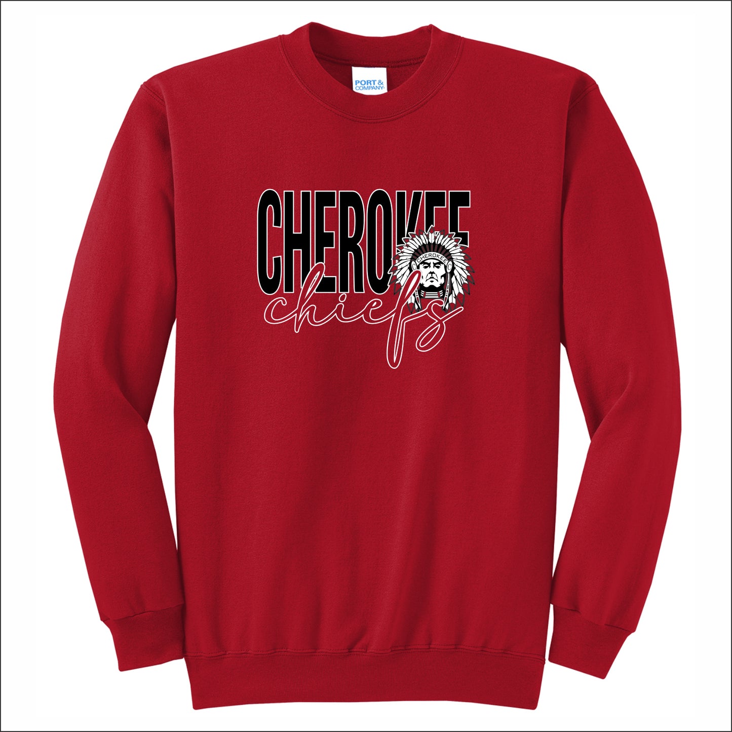 Cherokee HS Crewneck Sweatshirt - Design B