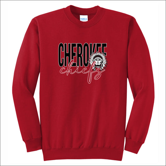 Cherokee HS Crewneck Sweatshirt - Design B