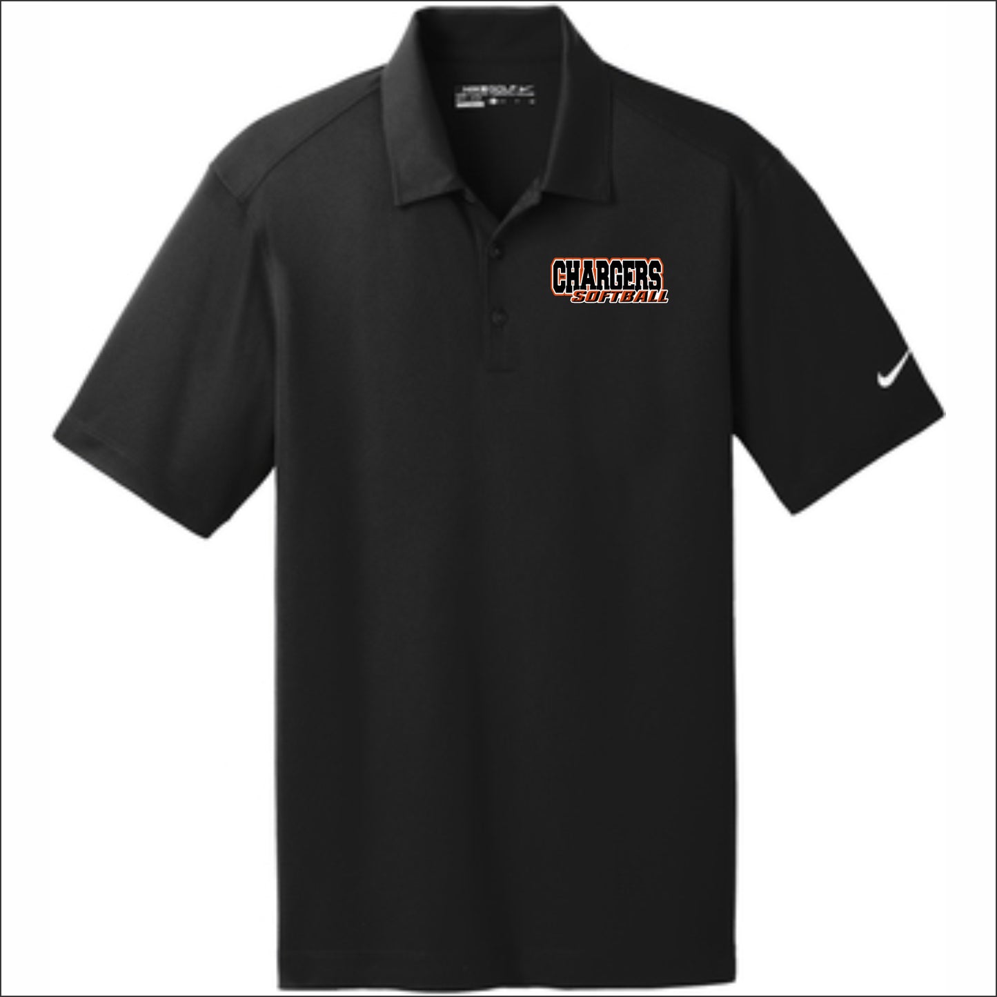 CJHS Softball NIKE Dri-FIT Vertical Mesh Polo