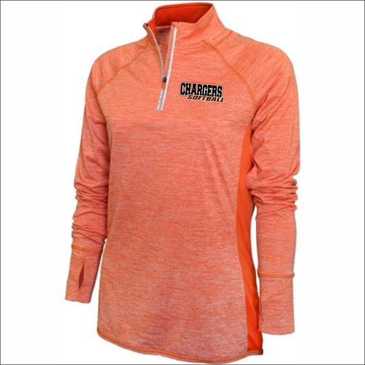 CJHS Softball Ladies Performance 4-Runner Long Sleeve 1/4 Zip
