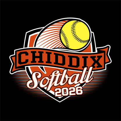 CJHS Softball Crewneck Sweatshirt