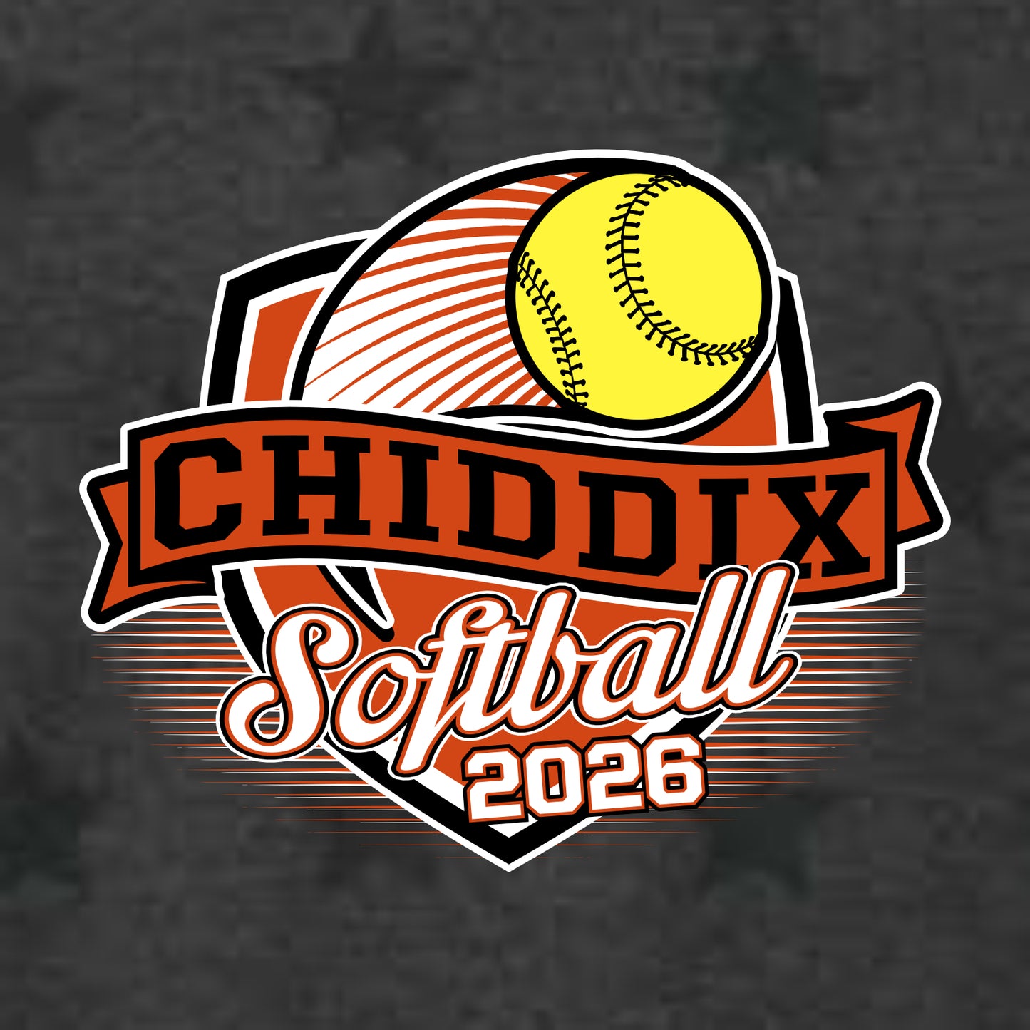 CJHS Softball Star Print Tee