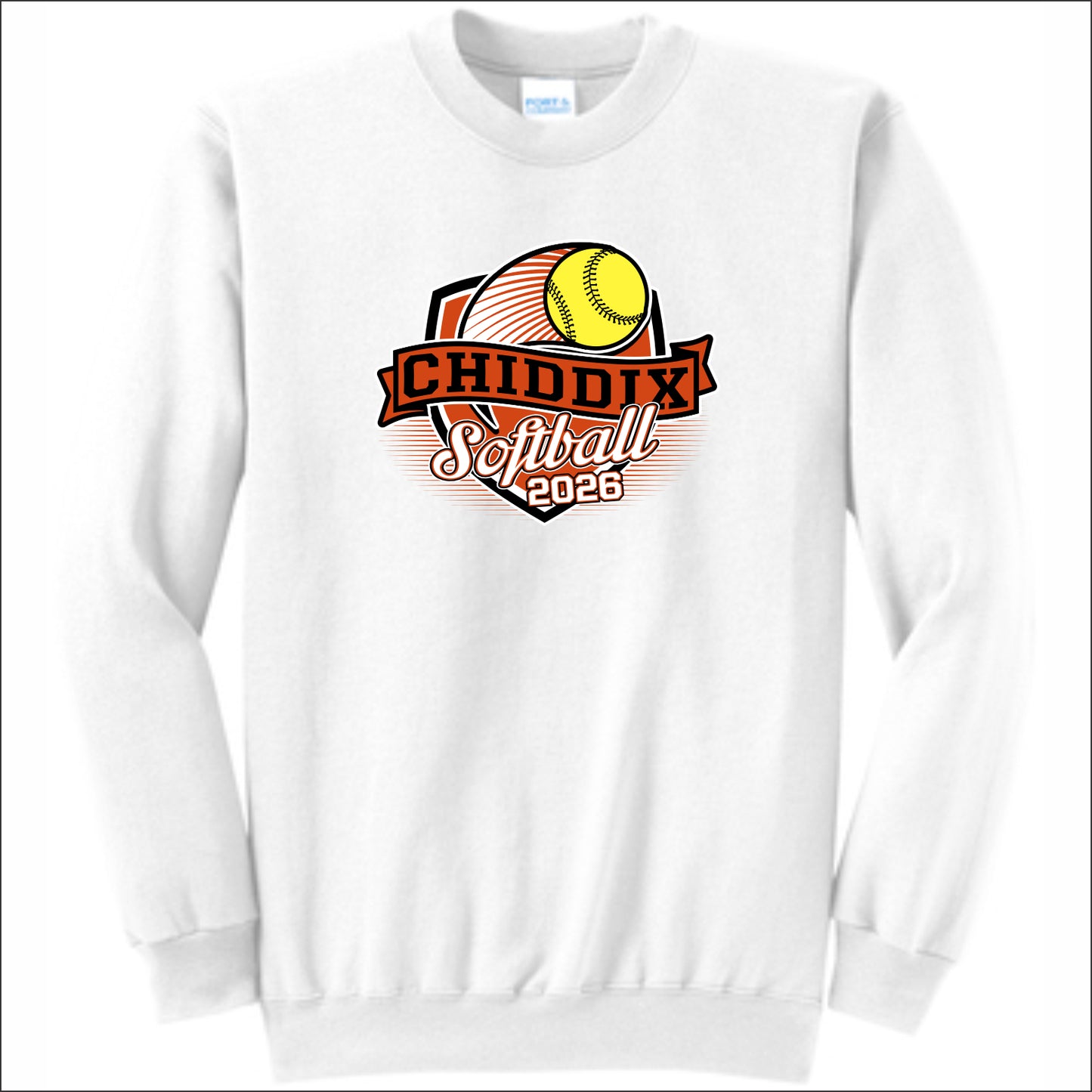 CJHS Softball Crewneck Sweatshirt