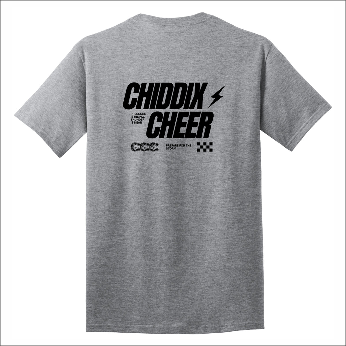Chiddix Cheer Short Sleeve T-shirt - Design A