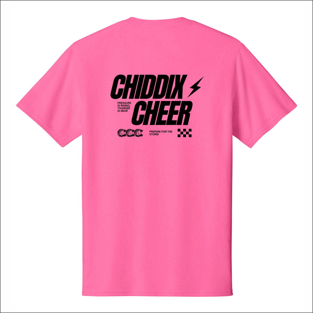 Chiddix Cheer Short Sleeve T-shirt - Design A