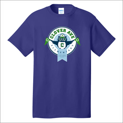 Clover Ave Elementary Short Sleeve T-shirt - Des. A