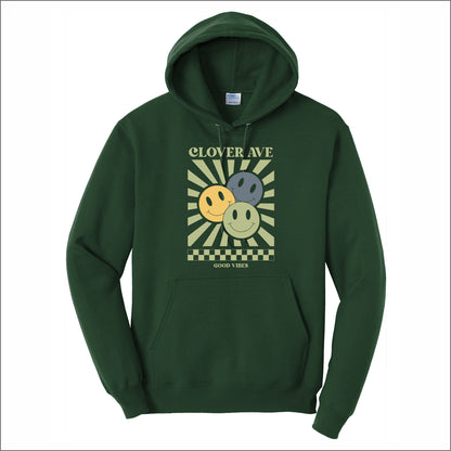 Clover Ave Elementary Hooded Sweatshirt - Des. B