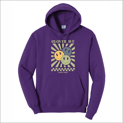 Clover Ave Elementary Hooded Sweatshirt - Des. B
