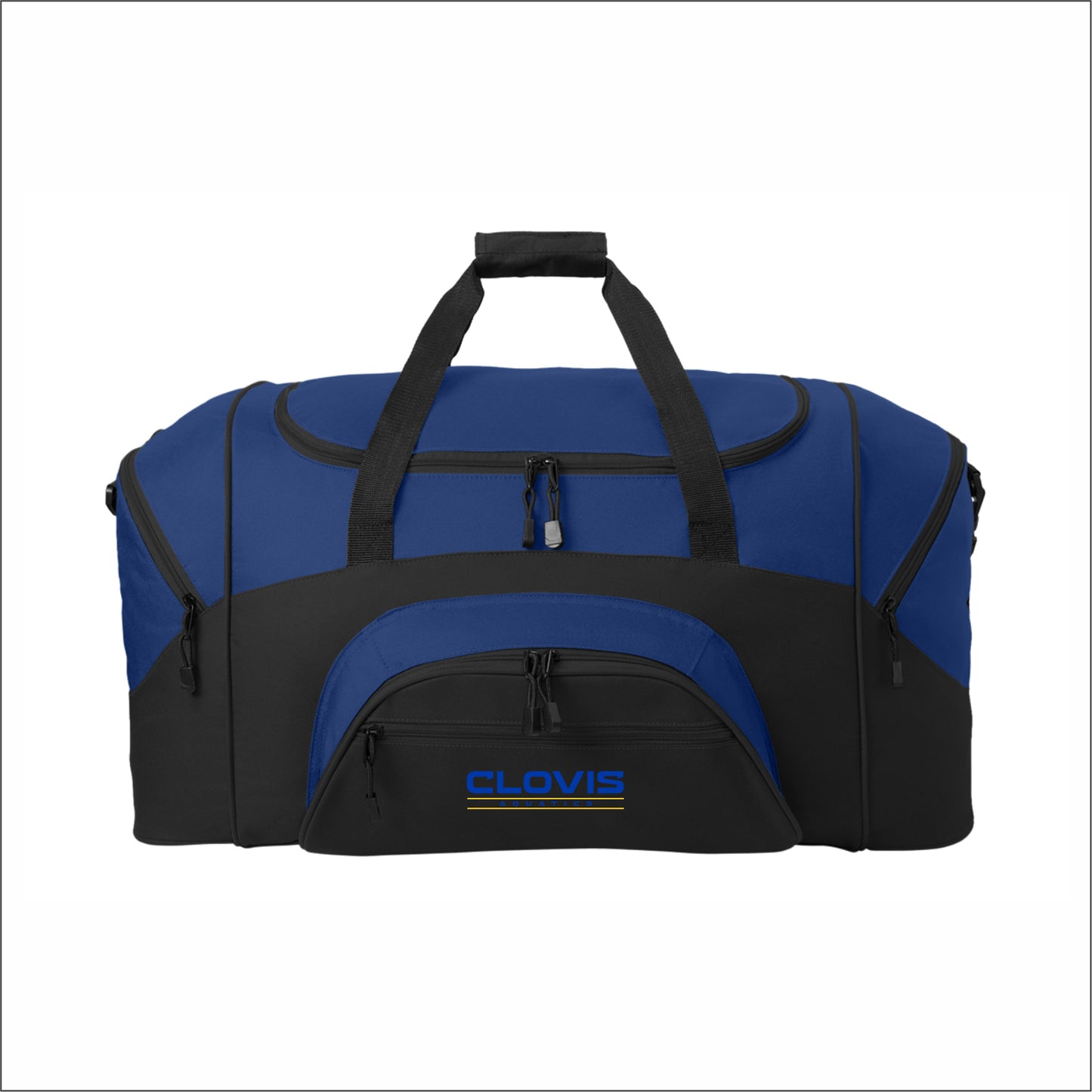 Clovis HS Aquatics Colorblock Duffel Bag