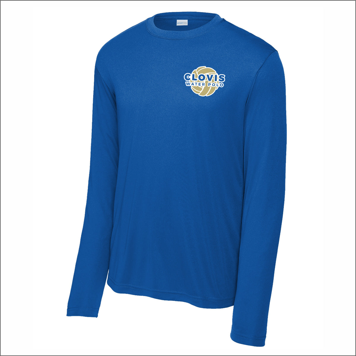 Clovis HS Water Polo Performance Long Sleeve T-shirt - Des. A