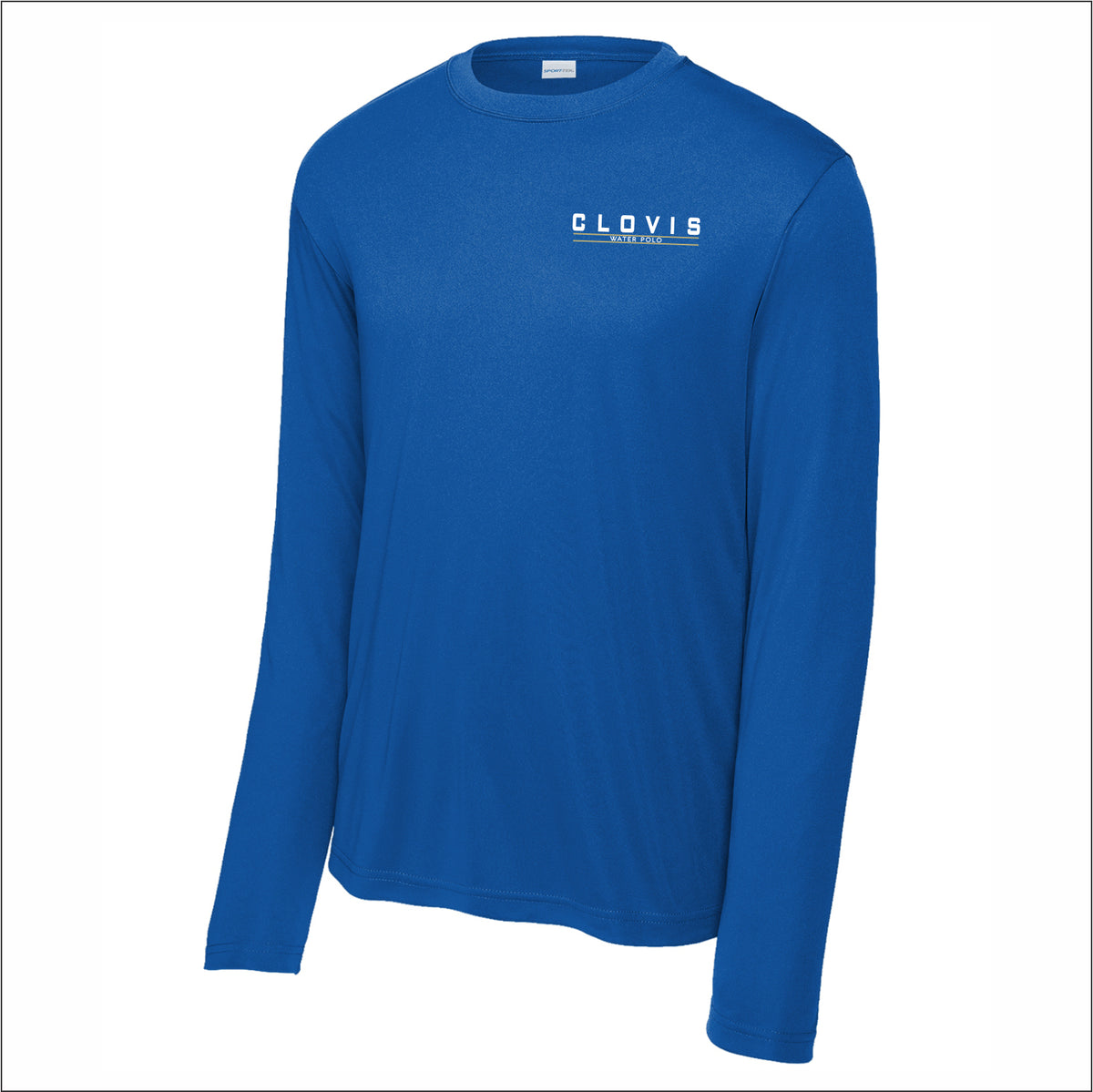 Clovis HS Water Polo Performance Long Sleeve T-shirt - Des. B