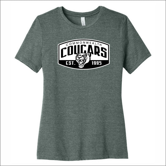 Commonwealth Academy Ladies Heathered Relaxed Jersey Tee - Des. B