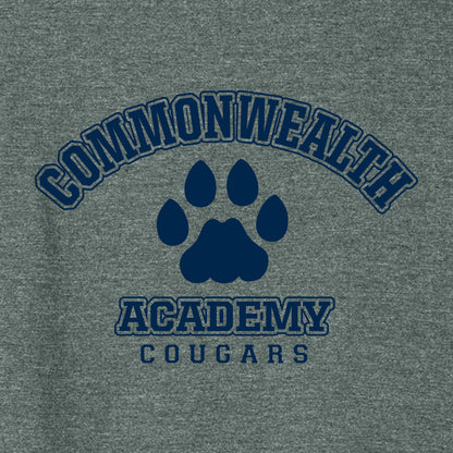 Commonwealth Academy Ladies Heathered Relaxed Jersey Tee - Des. A