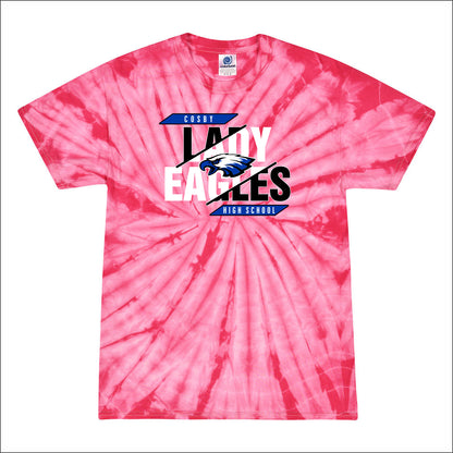 Cosby Ladies Soccer Spider Tie-Dye T-shirt