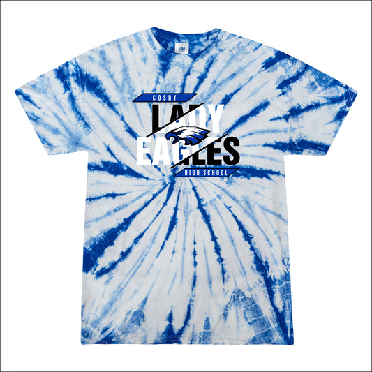 Cosby Ladies Soccer Spider Tie-Dye T-shirt