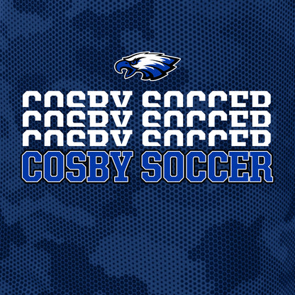Cosby Ladies Soccer CamoHex Performance T-shirt