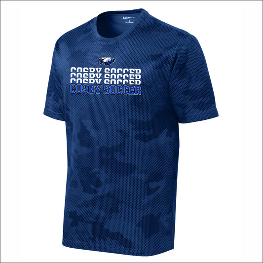 Cosby Ladies Soccer CamoHex Performance T-shirt