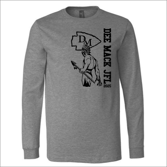 Dee-Mack JFL Heathered Soft Jersey Long Sleeve T-shirt B