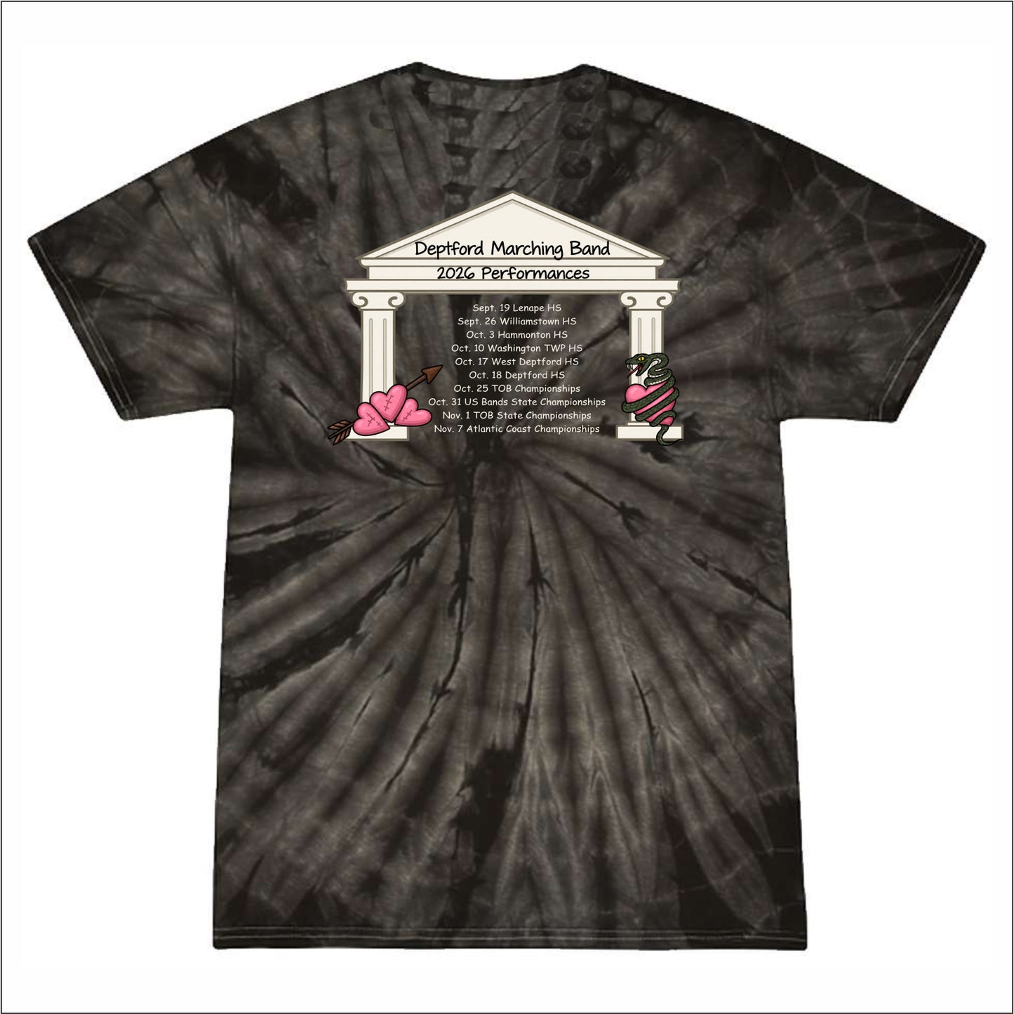 Deptford Band SHOW Tie-Dye T-shirt
