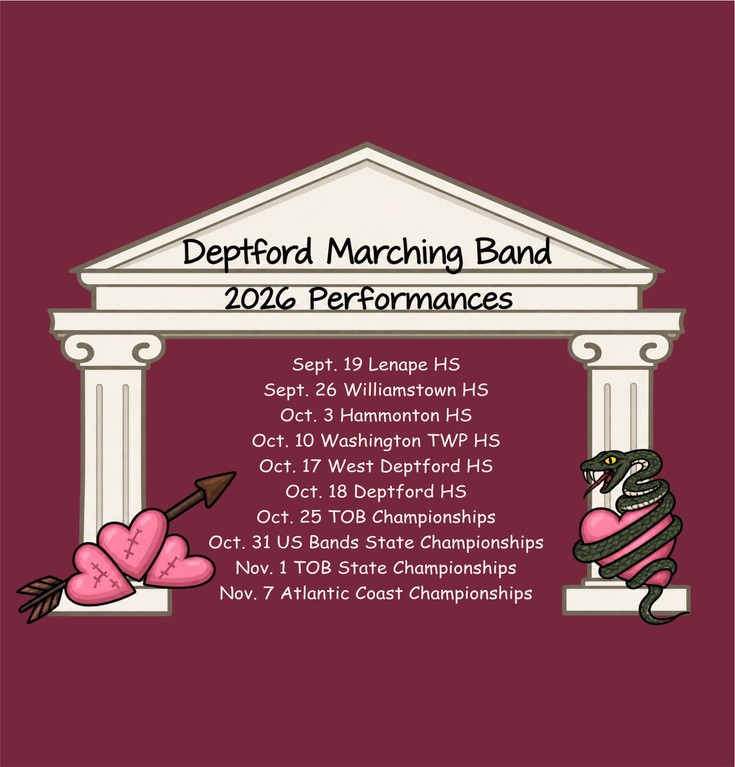 Deptford Band SHOW Long Sleeve T-shirt