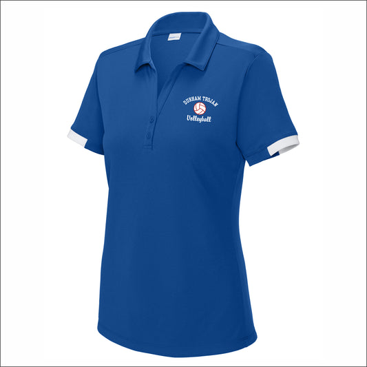 Durham Volleyball Ladies Club Colorblock Polo