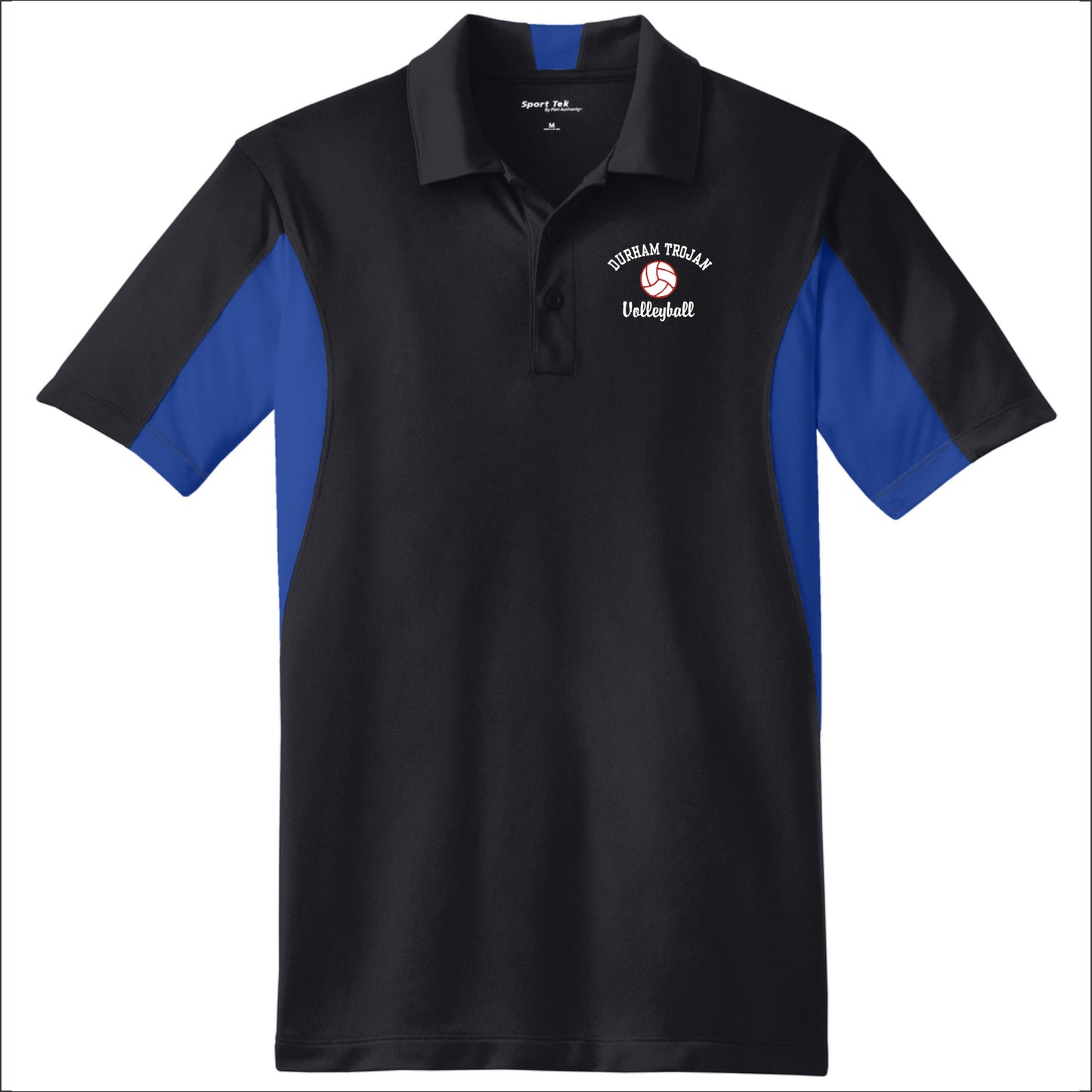 Durham Volleyball Performance Side Blocked Polo