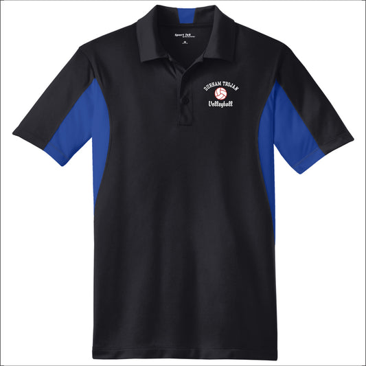 Durham Volleyball Performance Side Blocked Polo