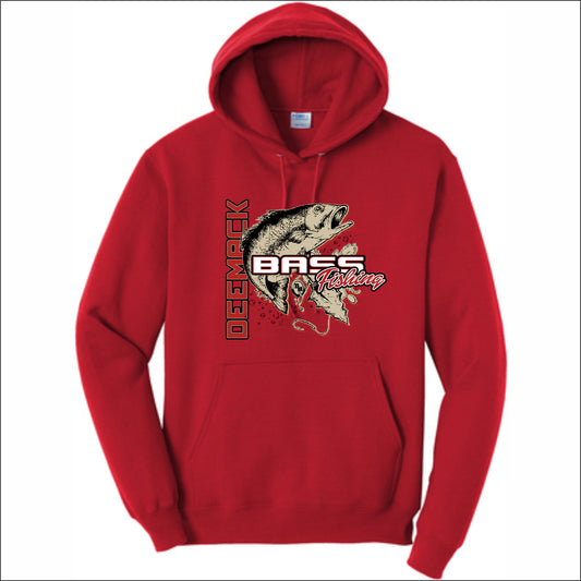 DMHS Bass Fishing Hooded Sweatshirt