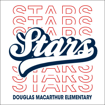 Douglas MacArthur Elem Soft Jersey T-shirt - Des. B