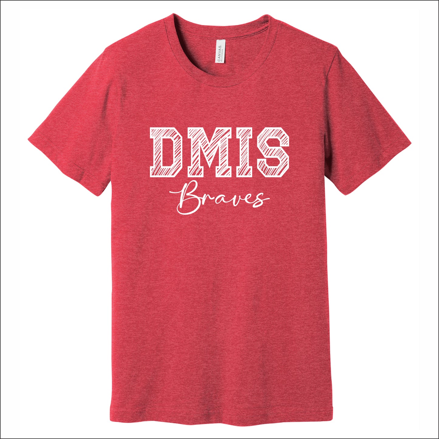 DMIS Spiritwear Heathered Soft Jersey Short Sleeve T-shirt - Design B