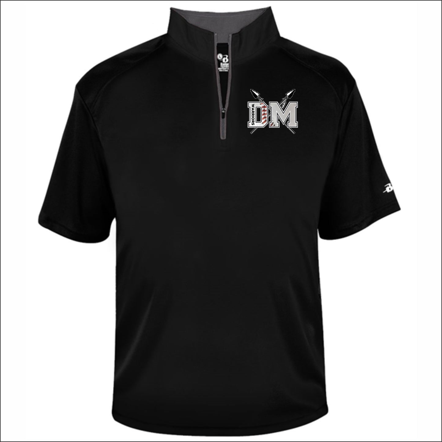 Dee-Mack Warriors Performance Short Sleeve 1/4 Zip