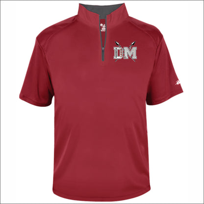 Dee-Mack Warriors Performance Short Sleeve 1/4 Zip