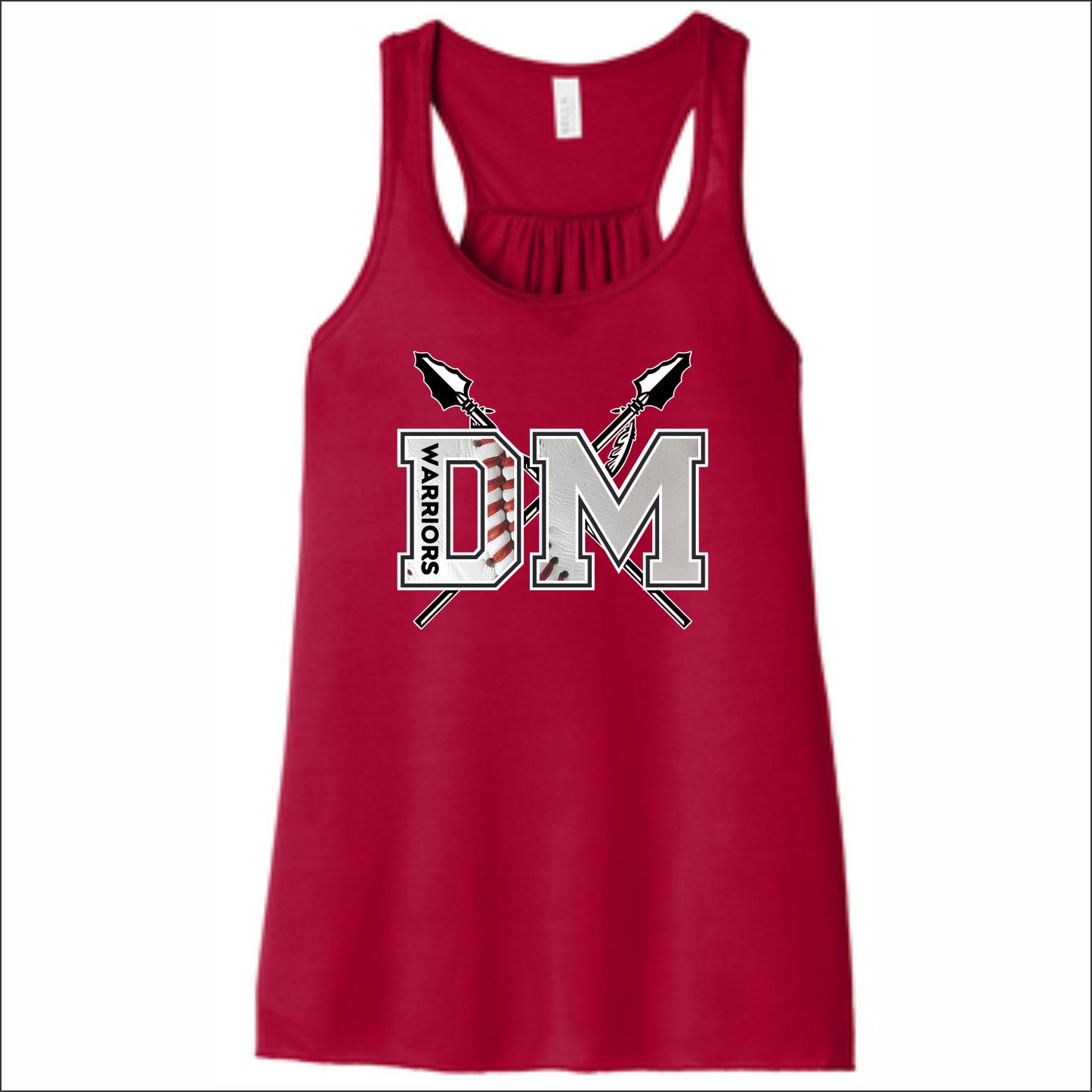 Dee-Mack Warriors Ladies Flowy Tank Top