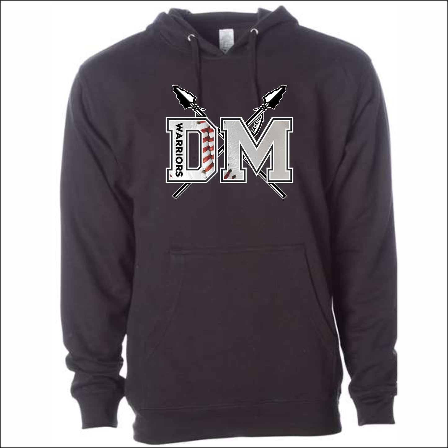 Dee-Mack Warriors Midweight Hooded Sweatshirt