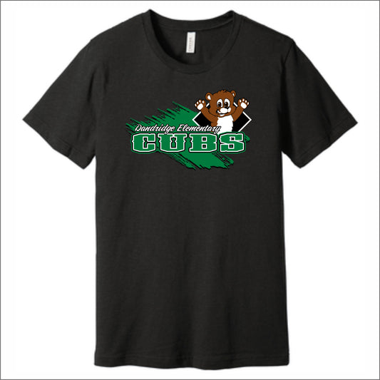 Dandridge Elementary Heathered Soft Jersey T-shirt - Des. A
