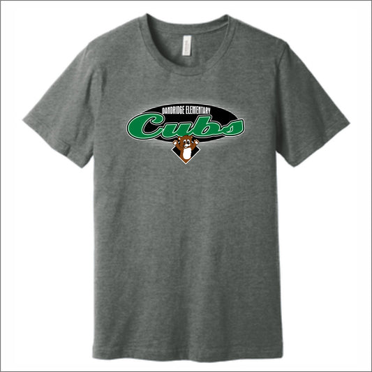 Dandridge Elementary Heathered Soft Jersey T-shirt - Des. B