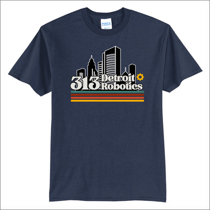 Detroit 313 Robotics 50/50 Short Sleeve T-shirt - Des. A